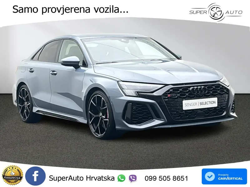 Audi RS3 Sedan 2.5 TFSI (400 KS) quattro S tronic LED+GR SJED+ACC
