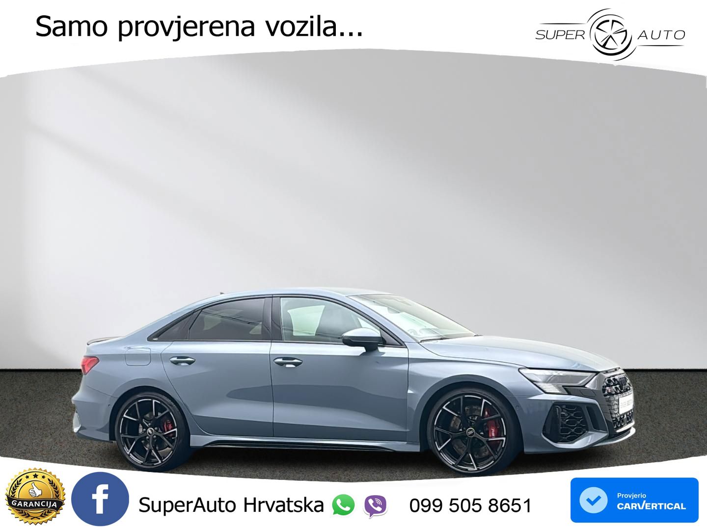 Audi RS3 Sedan 2.5 TFSI (400 KS) quattro S tronic LED+GR SJED+ACC