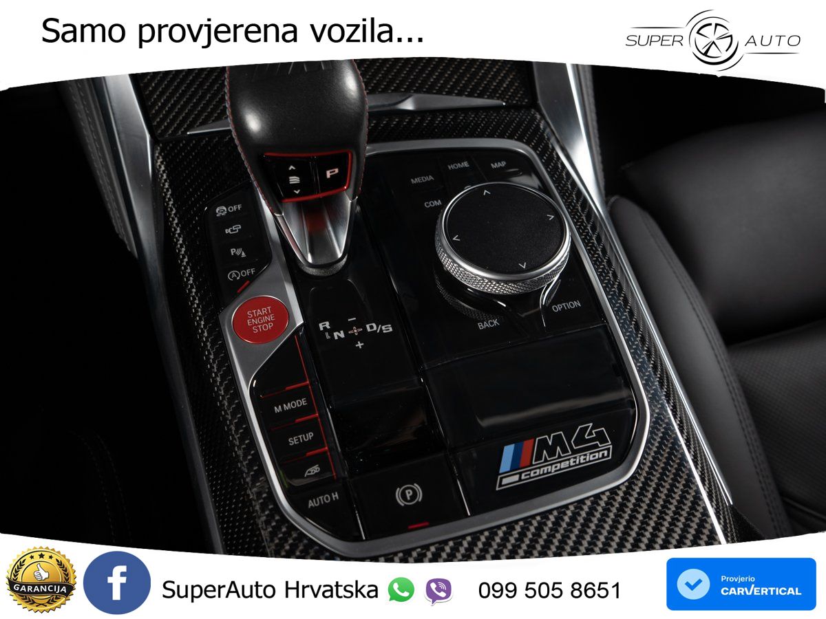 BMW M4 Competition 3.0 (510 KS) Steptronic LED+GR SJED+ACC