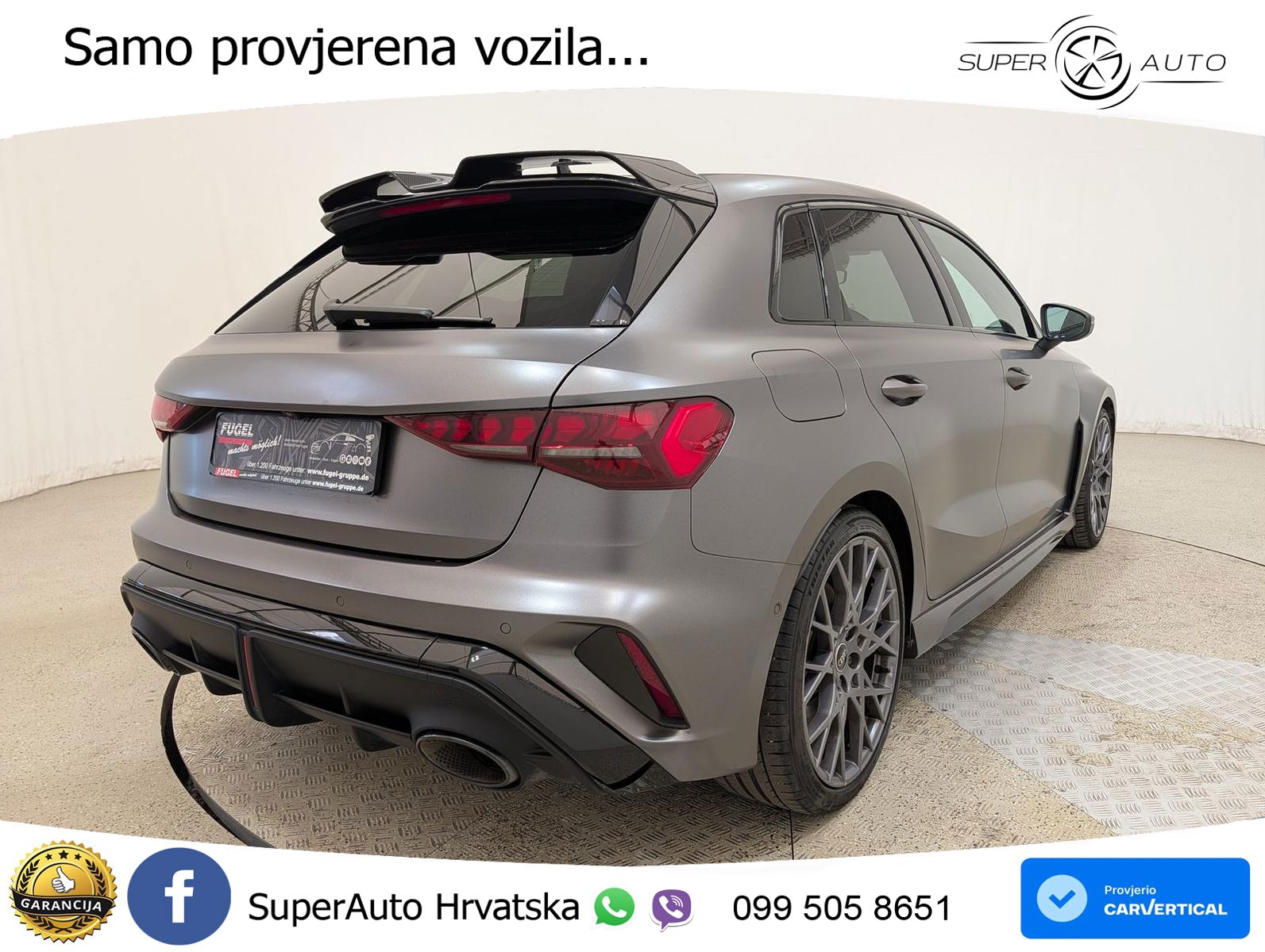 Audi RS3 Sportback 2.5 TFSI (400 KS) quattro S tronic LED+GR SJED+ACC