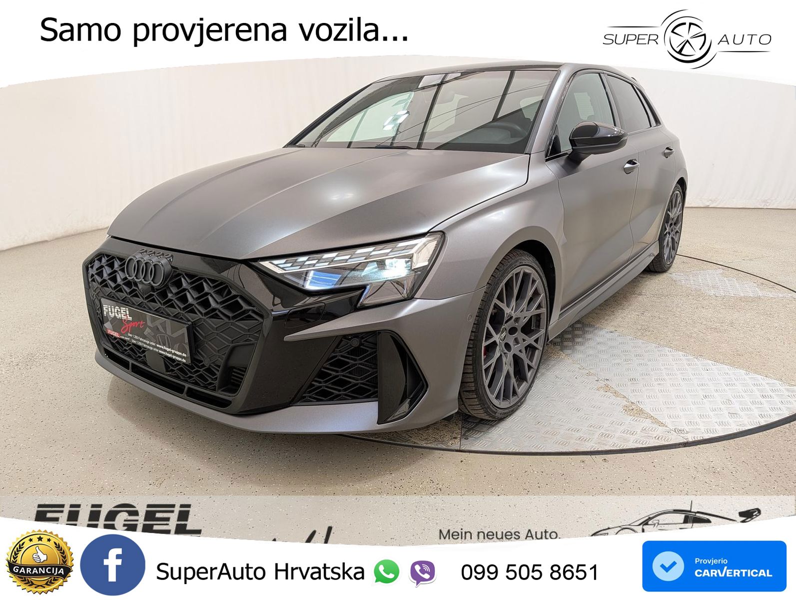 Audi RS3 Sportback 2.5 TFSI (400 KS) quattro S tronic LED+GR SJED+ACC