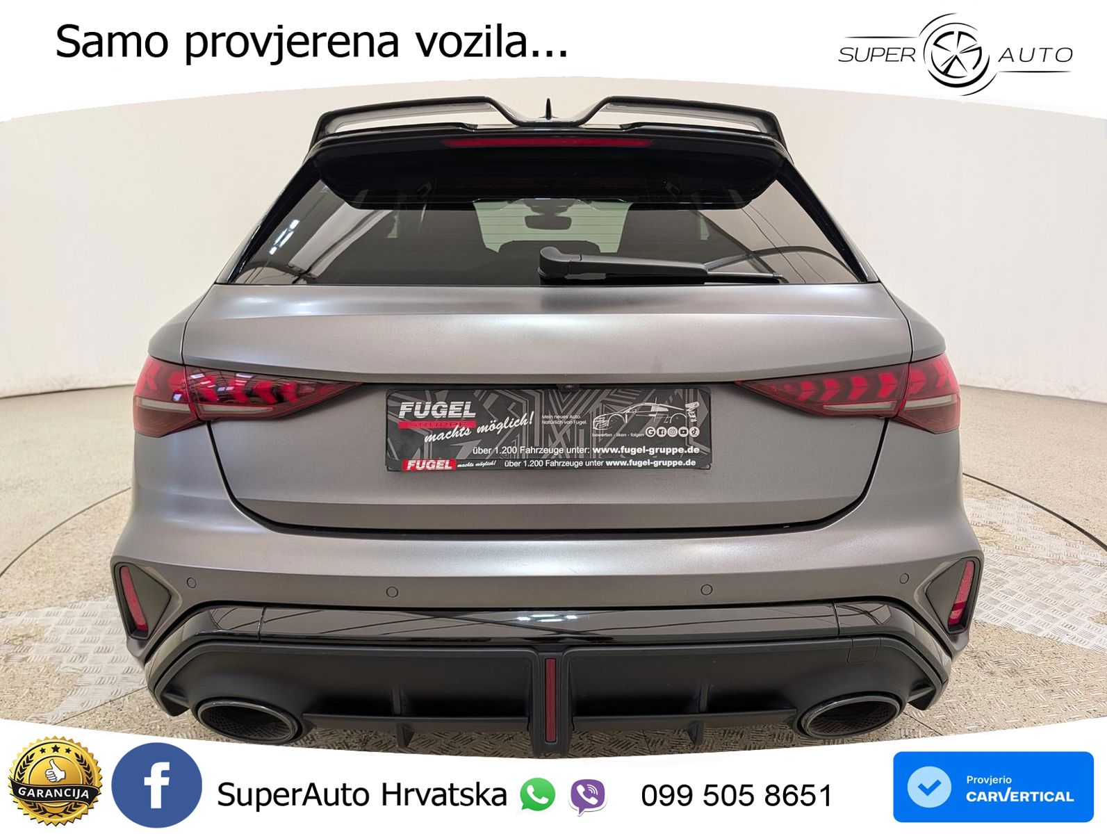 Audi RS3 Sportback 2.5 TFSI (400 KS) quattro S tronic LED+GR SJED+ACC