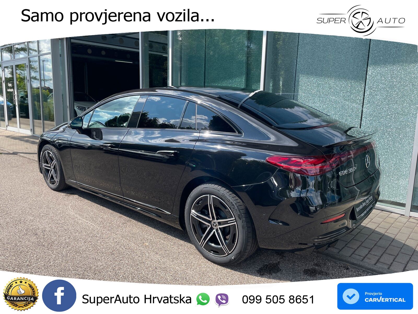 Mercedes EQE 350 98 kWh (292 KS)