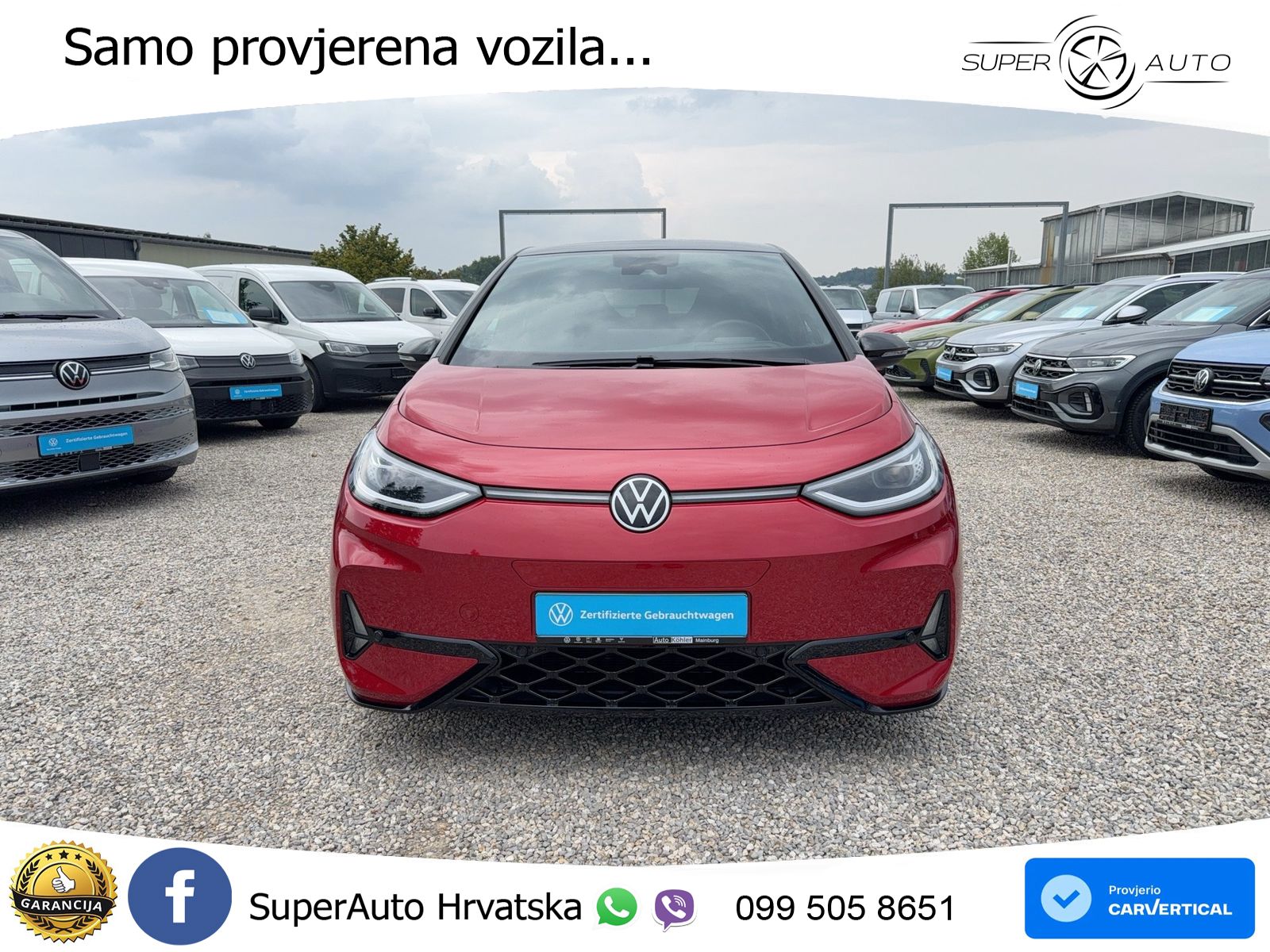 Volkswagen ID.3 GTX Performance 84 kWh (326 KS) LED+GR SJED+ACC