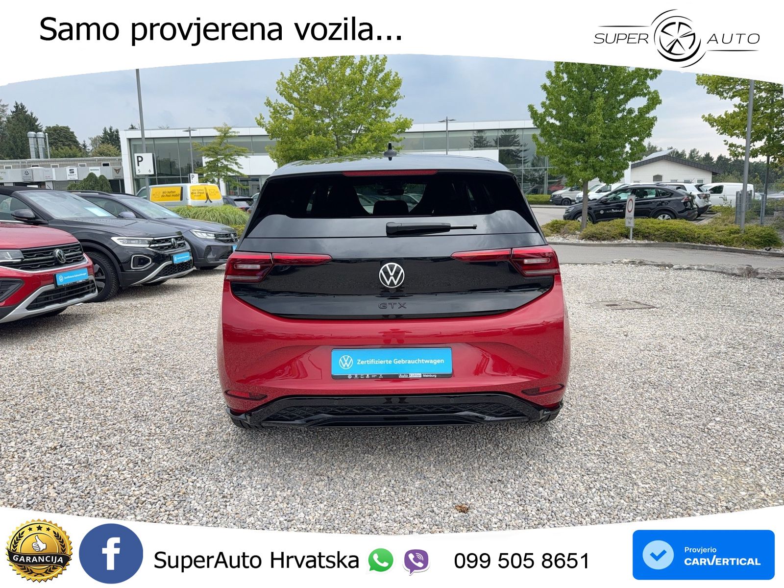 Volkswagen ID.3 GTX Performance 84 kWh (326 KS) LED+GR SJED+ACC