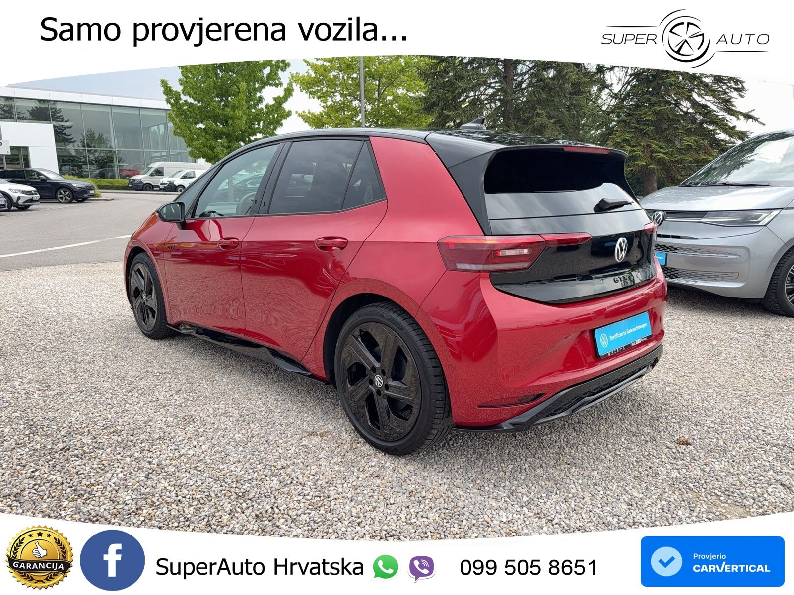 Volkswagen ID.3 GTX Performance 84 kWh (326 KS) LED+GR SJED+ACC