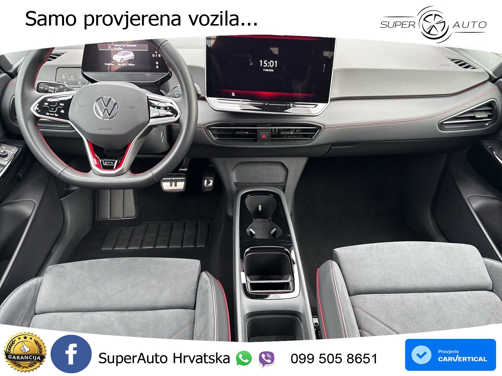 Volkswagen ID.3 GTX Performance 84 kWh (326 KS) LED+GR SJED+ACC