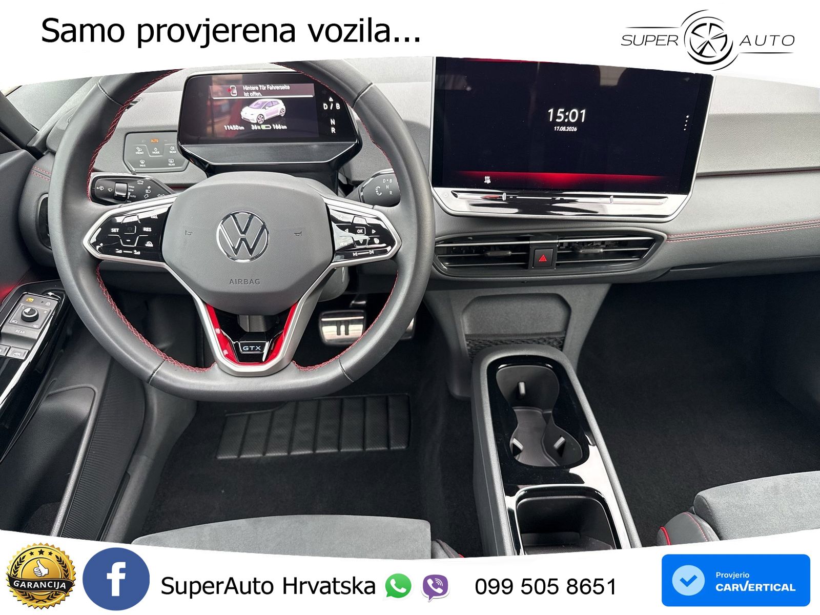 Volkswagen ID.3 GTX Performance 84 kWh (326 KS) LED+GR SJED+ACC