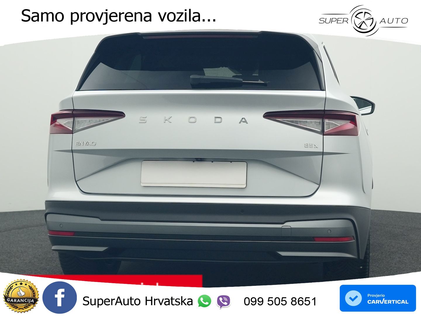 Škoda Enyaq iV 85x 82 kWh (286 KS) AWD