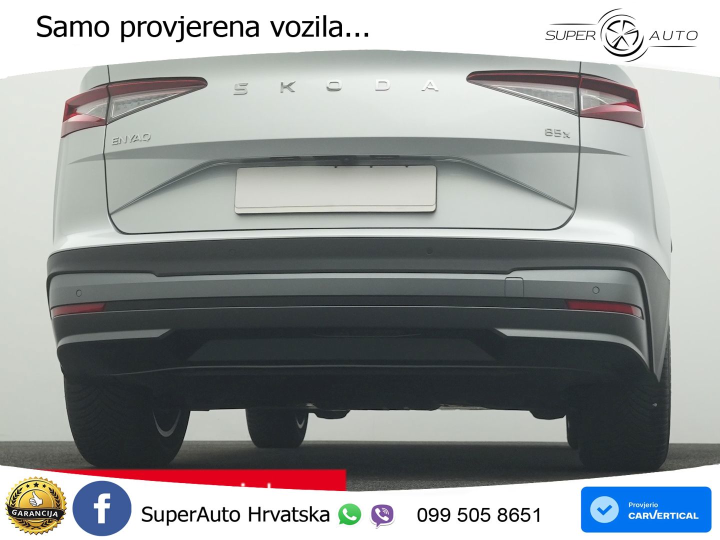 Škoda Enyaq iV 85x 82 kWh (286 KS) AWD