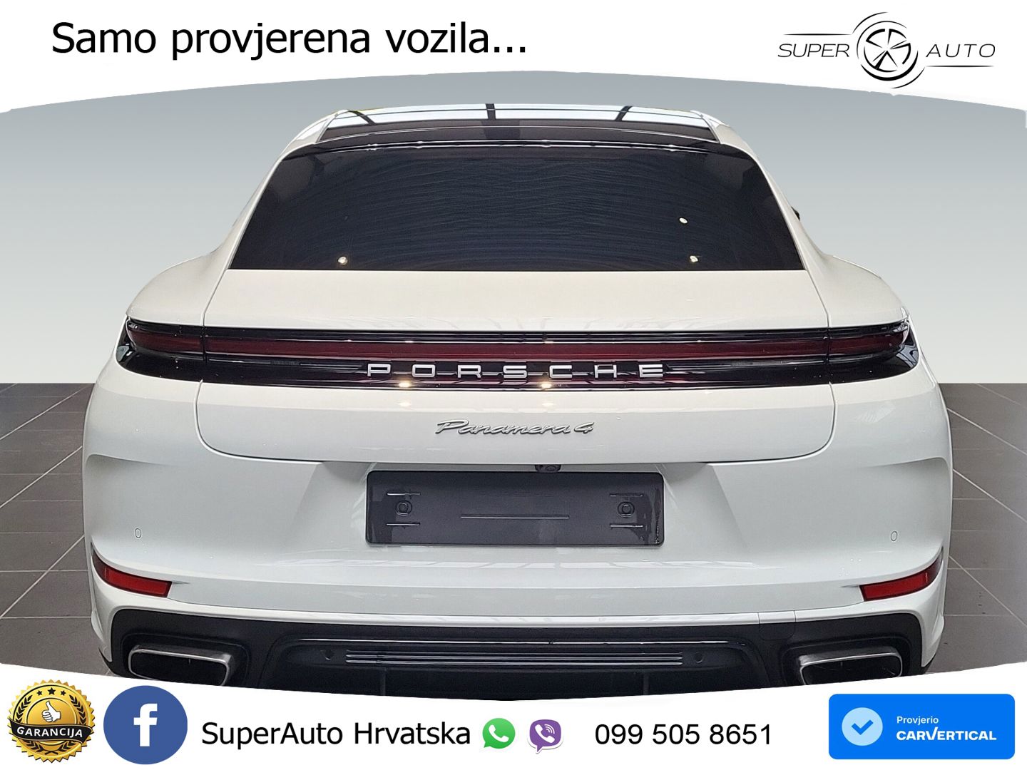 Porsche Panamera 4 2.9 V6 (470 KS) E-Hybrid PDK ZRAČNI+ACC+GR SJED+KAM+PANO