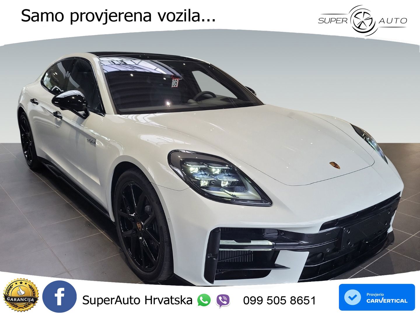 Porsche Panamera 4 2.9 V6 (470 KS) E-Hybrid PDK ZRAČNI+ACC+GR SJED+KAM+PANO