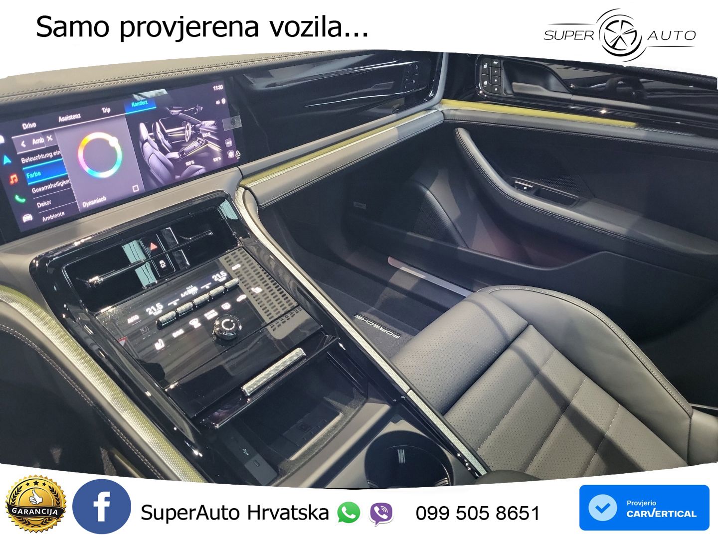 Porsche Panamera 4 2.9 V6 (470 KS) E-Hybrid PDK ZRAČNI+ACC+GR SJED+KAM+PANO