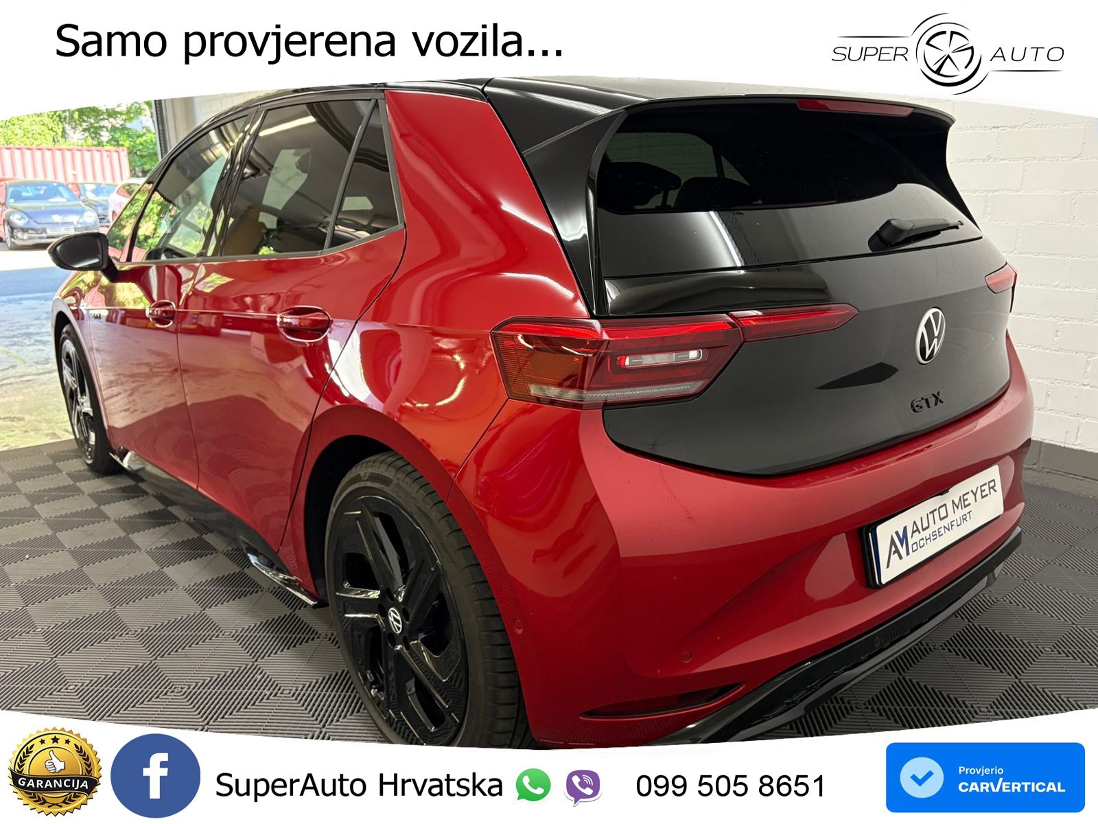 Volkswagen ID.3 GTX Performance 84 kWh (326 KS)