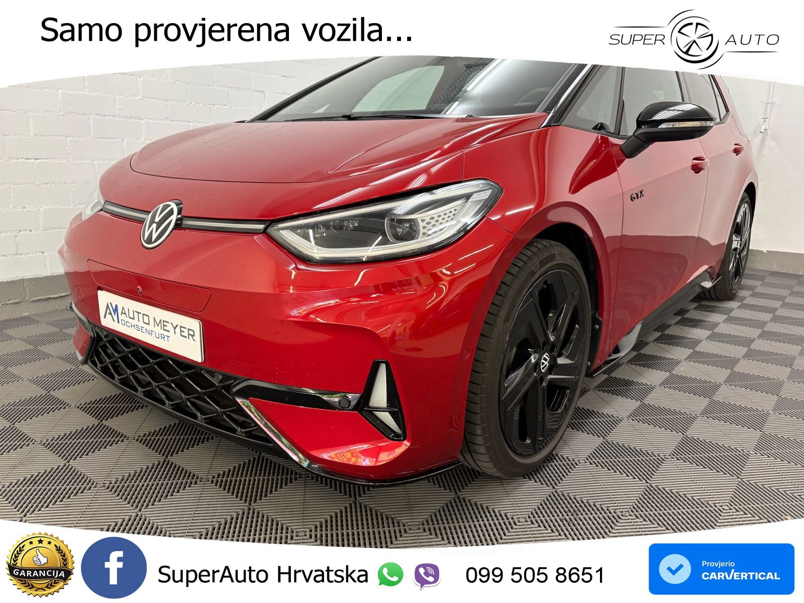 Volkswagen ID.3 GTX Performance 84 kWh (326 KS)