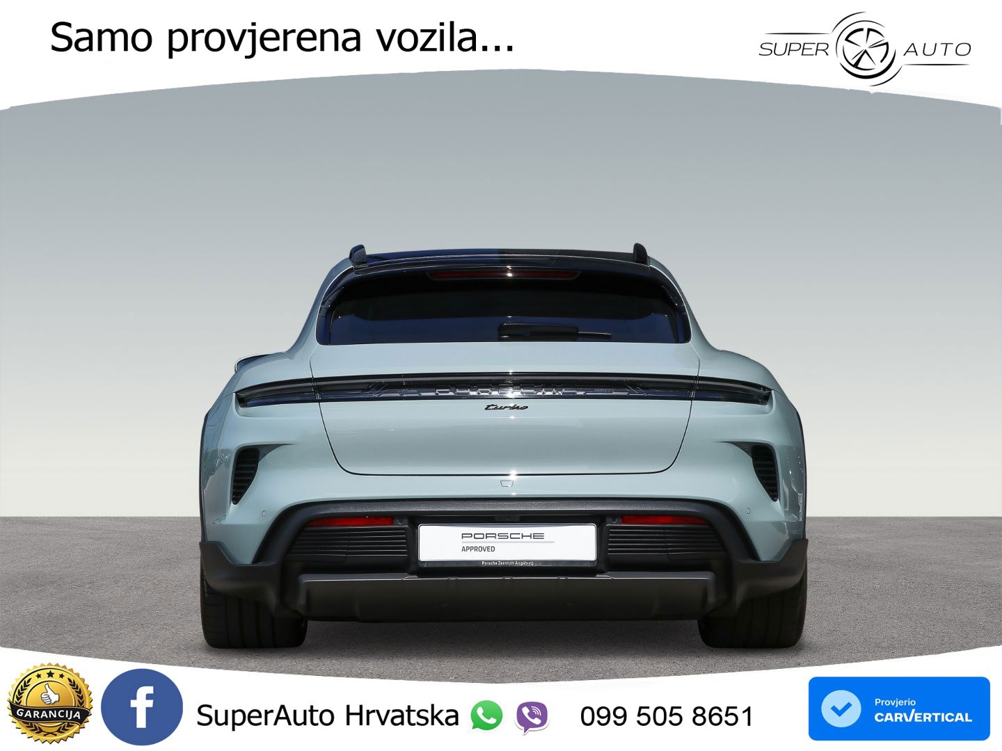 Porsche Taycan Sport Turismo Turbo 105 kWh (884 KS) LED+GR SJED+ACC