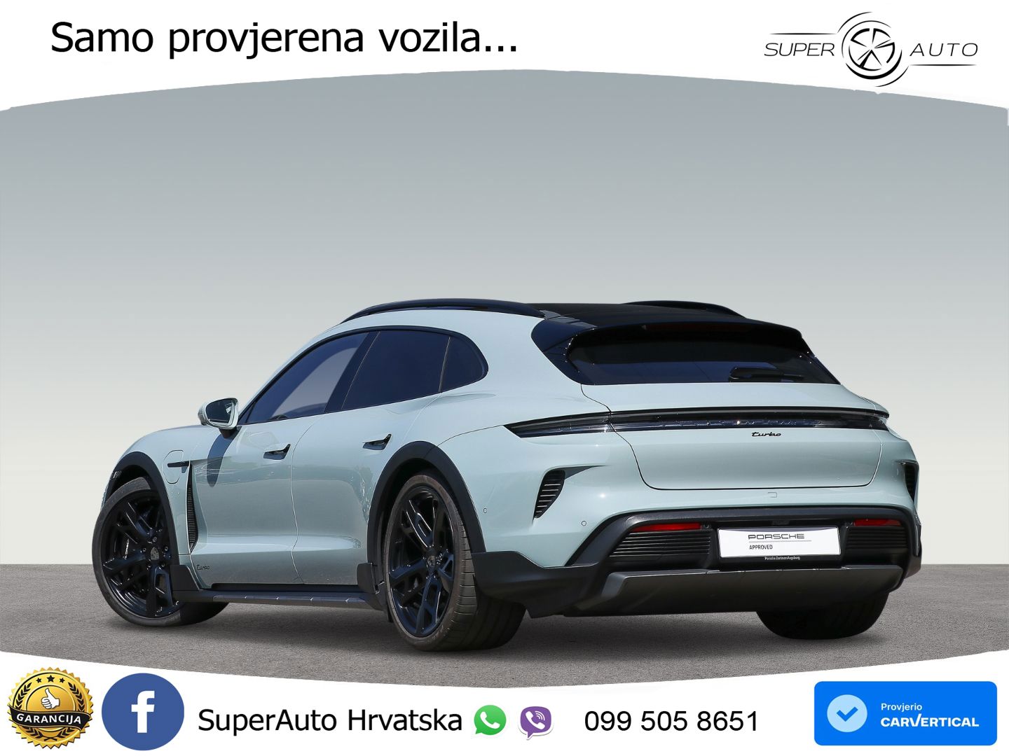 Porsche Taycan Sport Turismo Turbo 105 kWh (884 KS) LED+GR SJED+ACC