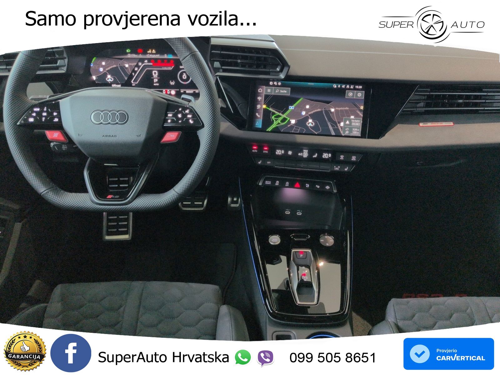 Audi RS3-R ABT Sportback 2.5 TFSI (510 KS) quattro S tronic LED+GR SJED+ACC