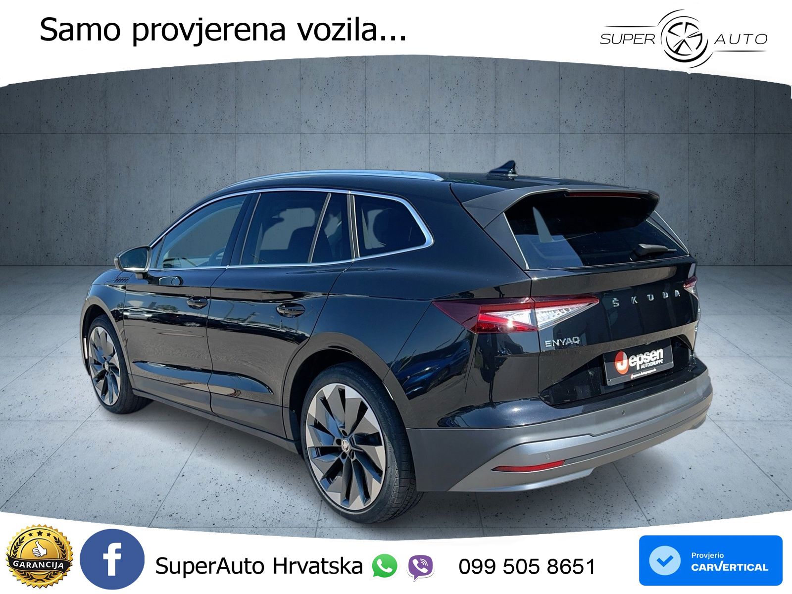 Škoda Enyaq iV 80 82 kWh (204 KS) LED+GR SJED+ACC