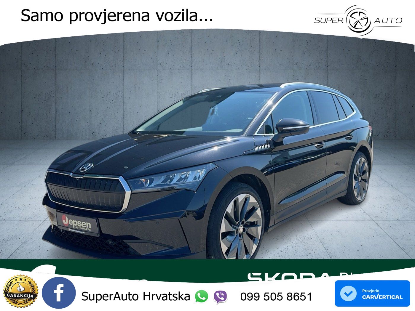 Škoda Enyaq iV 80 82 kWh (204 KS) LED+GR SJED+ACC