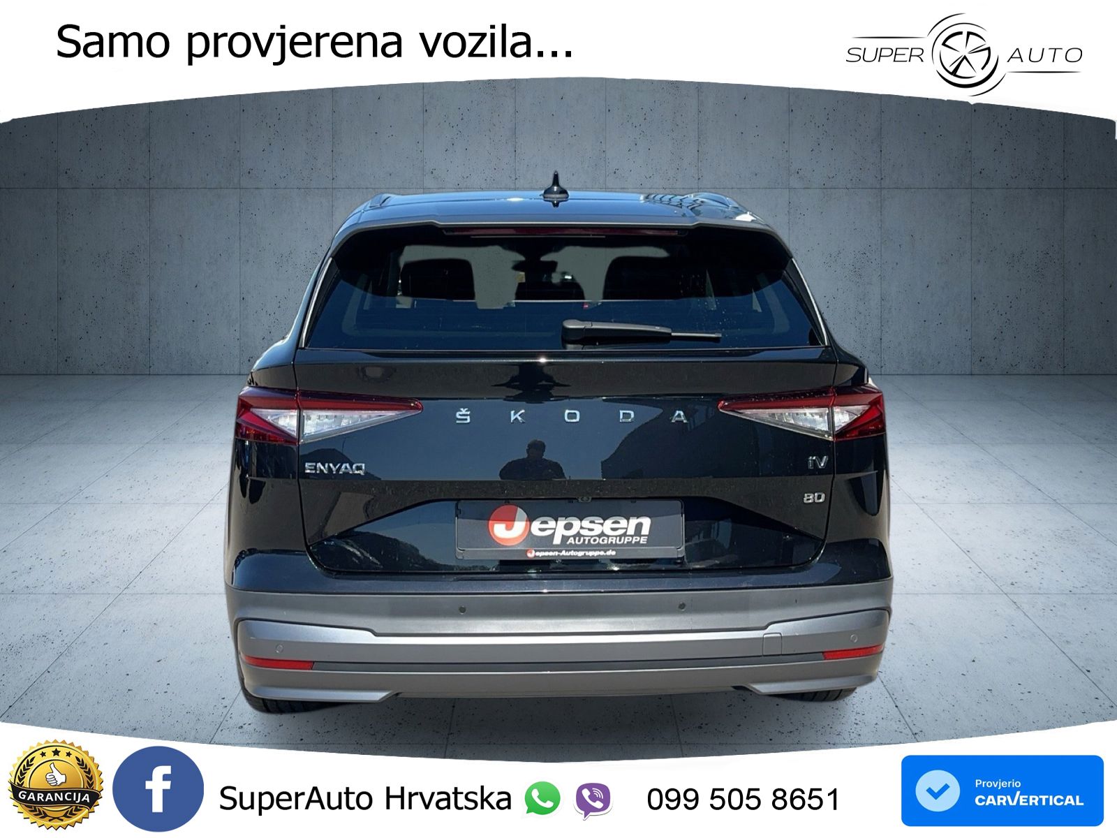 Škoda Enyaq iV 80 82 kWh (204 KS) LED+GR SJED+ACC