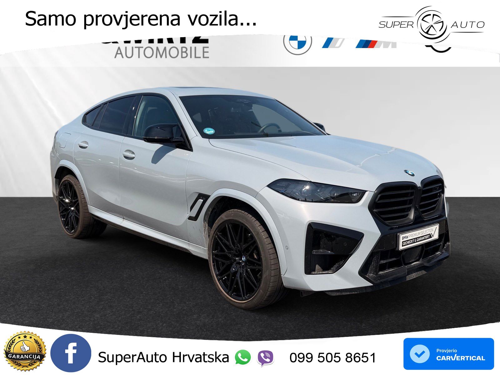 BMW X6 M Competition 4.4 V8 (625 KS) xDrive Steptronic LED+GR SJED+ACC