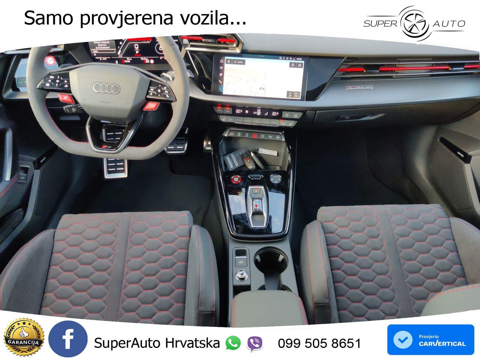 Audi RS3 Sportback 2.5 TFSI (400 KS) quattro S tronic LED+GR SJED+ACC