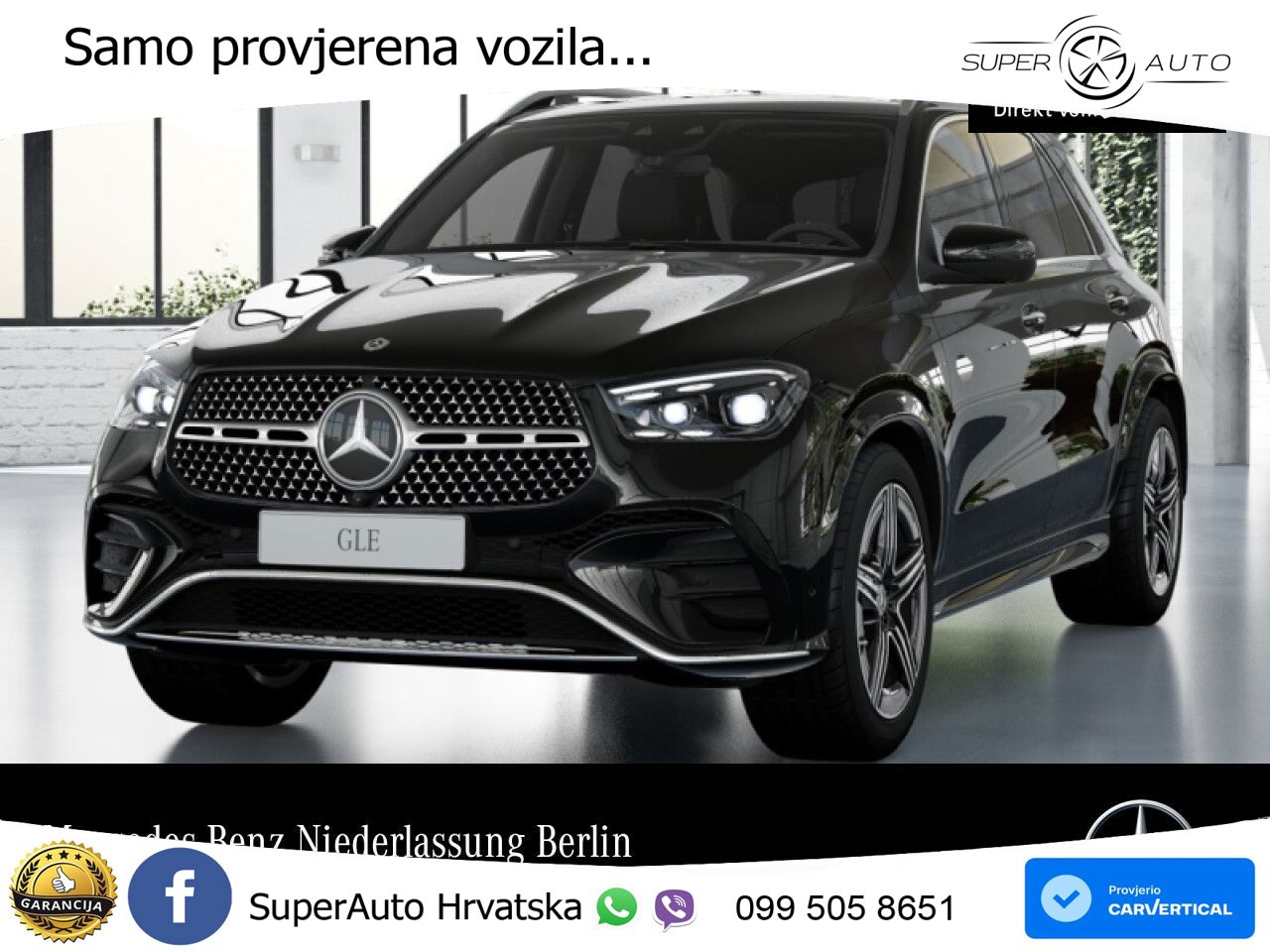 Mercedes GLE 450d (367 KS) EQ Boost 4MATIC 9G-TRONIC AMG LED+GR SJED+ACC