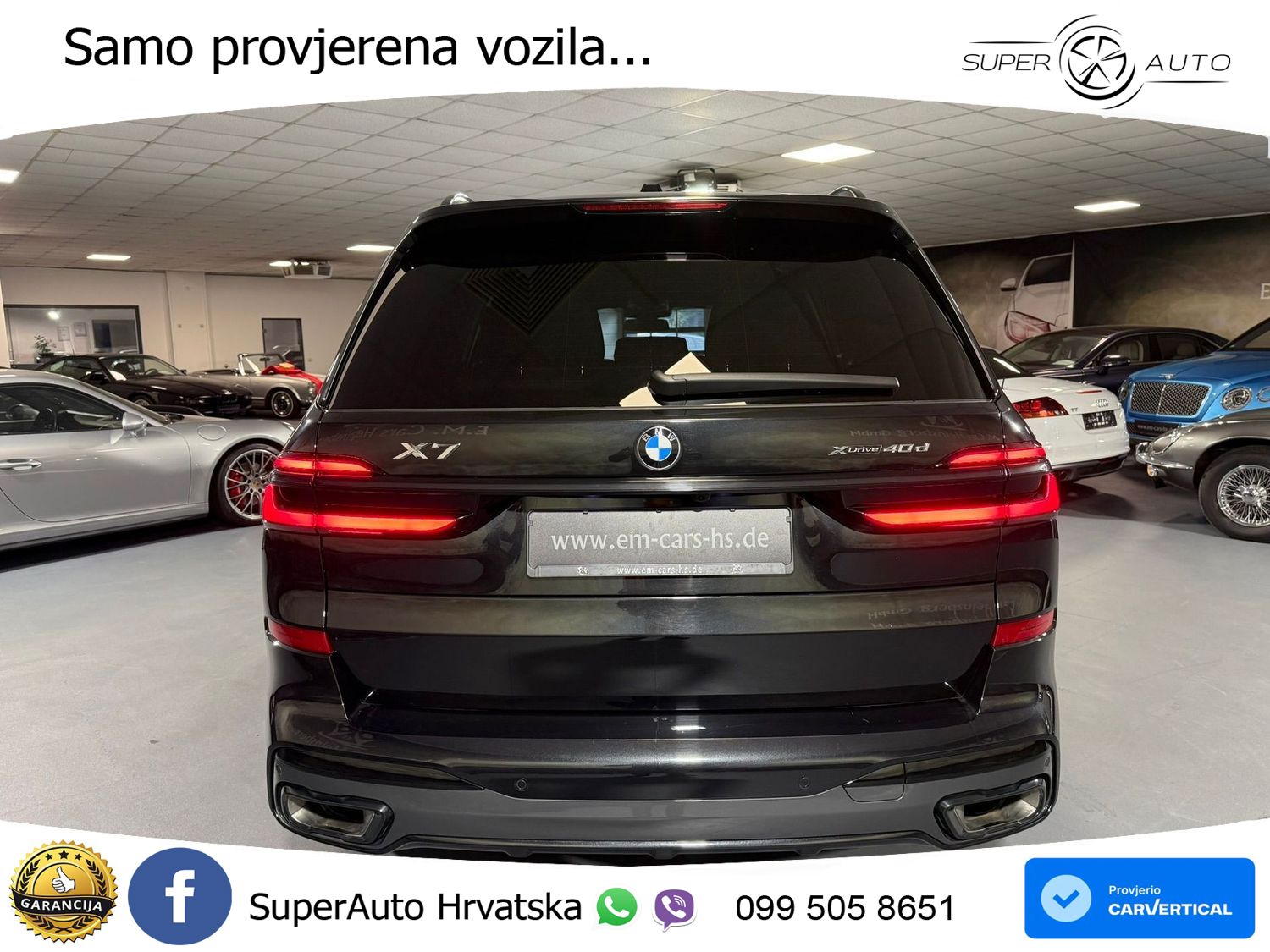 BMW X7 40d (352 KS) xDrive Steptronic M Sport LED+GR SJED+ACC