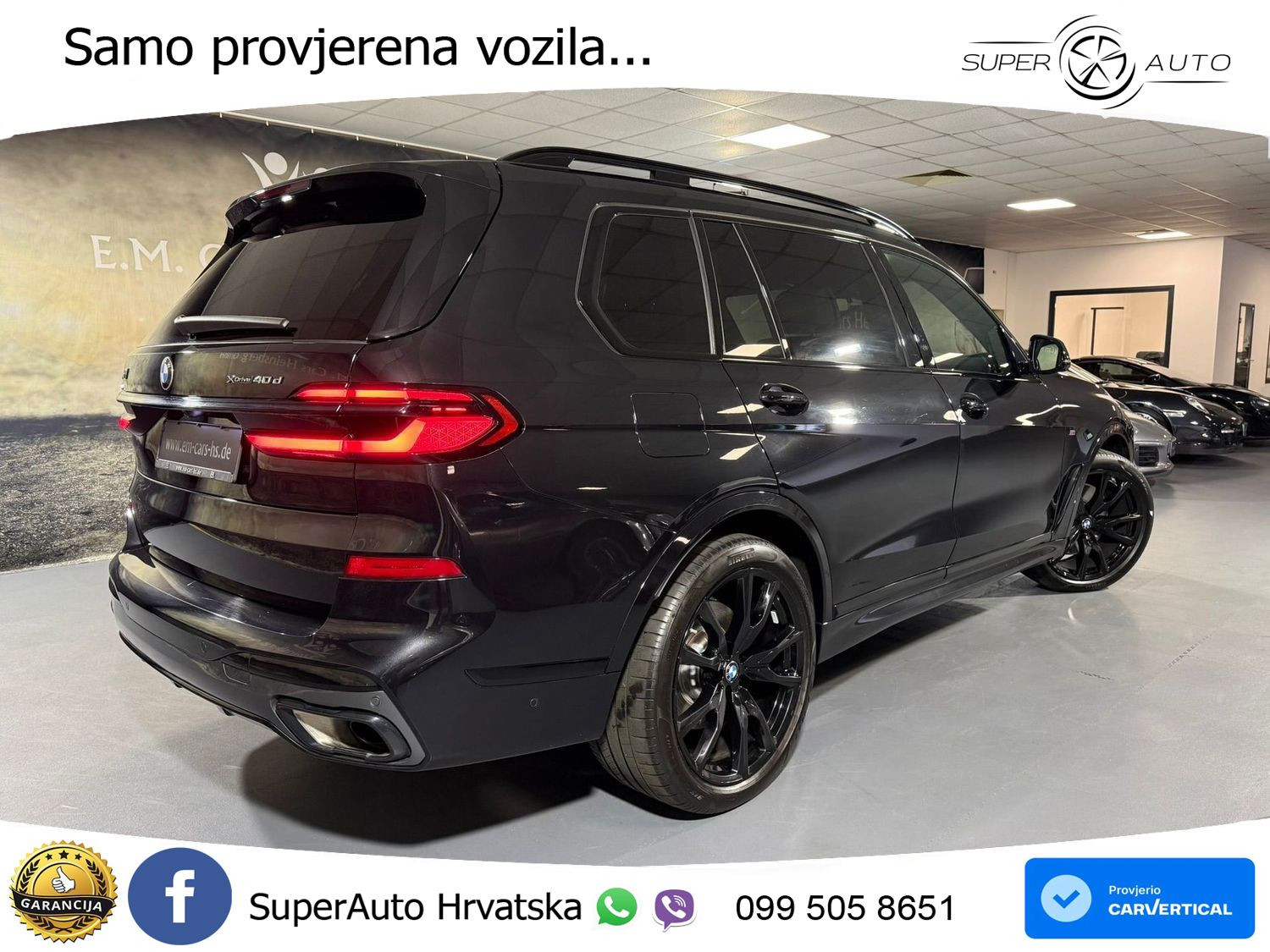 BMW X7 40d (352 KS) xDrive Steptronic M Sport LED+GR SJED+ACC