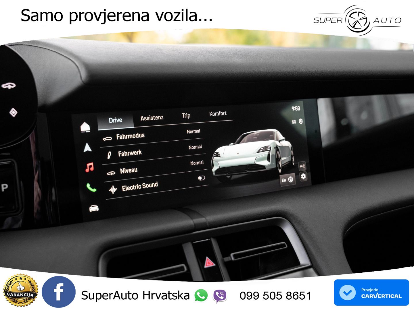 Porsche Taycan Sport Turismo 105 kWh (435 KS)