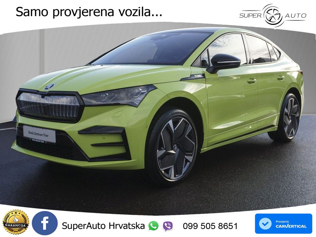 Škoda Enyaq Coupe iV RS 82 kWh (340 KS) AWD Lounge LED+GR SJED+ACC