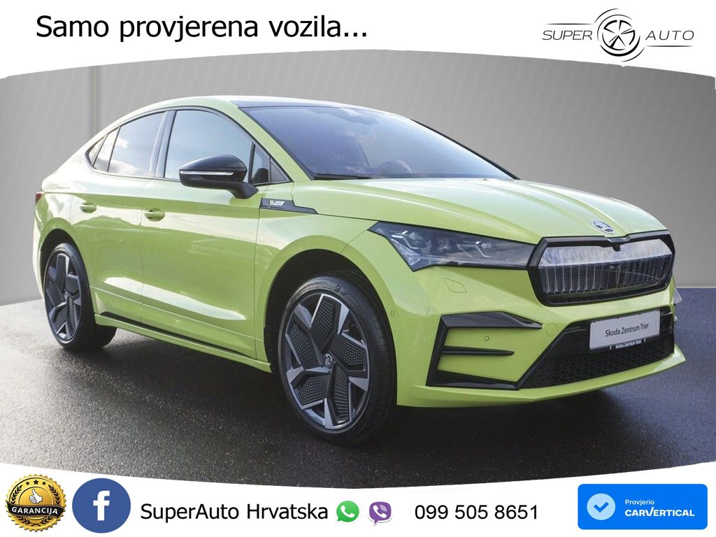Škoda Enyaq Coupe iV RS 82 kWh (340 KS) AWD Lounge LED+GR SJED+ACC