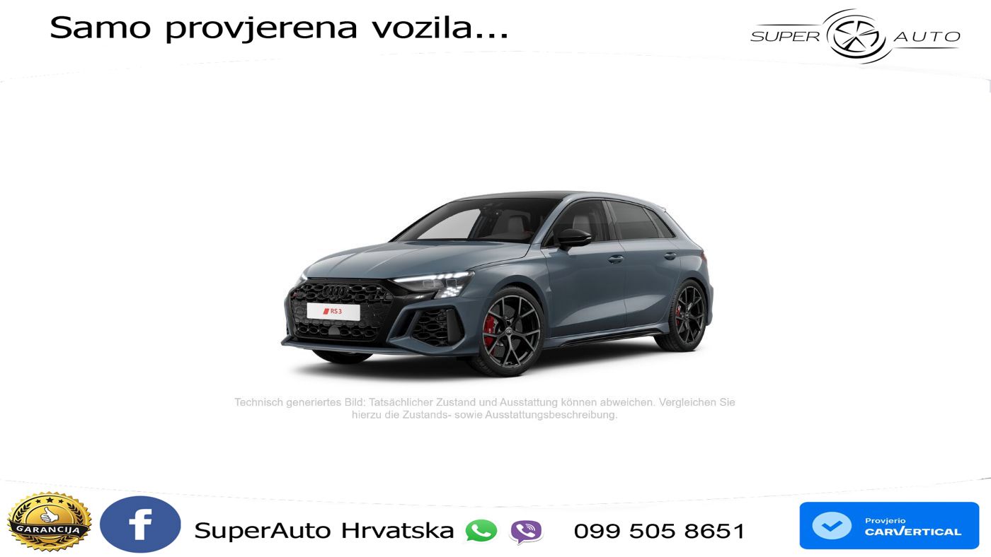 Audi RS3 Sedan 2.5 TFSI (400 KS) quattro S tronic LED+GR SJED+ACC