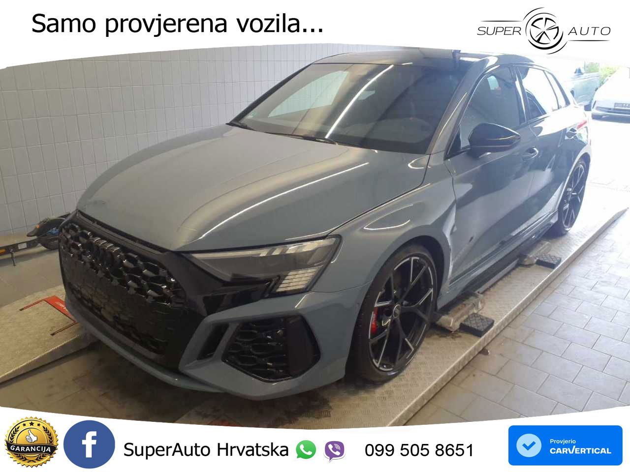 Audi RS3 Sedan 2.5 TFSI (400 KS) quattro S tronic LED+GR SJED+ACC