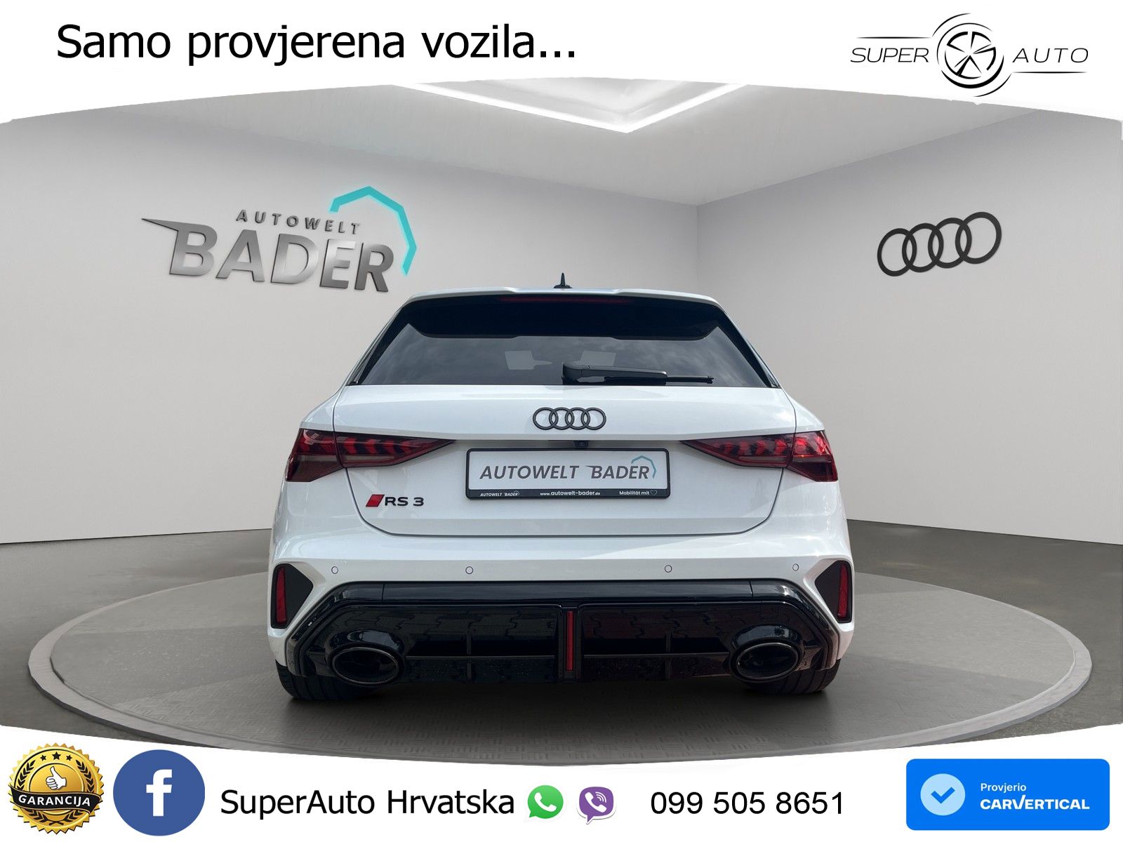 Audi RS3 Sedan 2.5 TFSI (400 KS) quattro S tronic LED+GR SJED+ACC