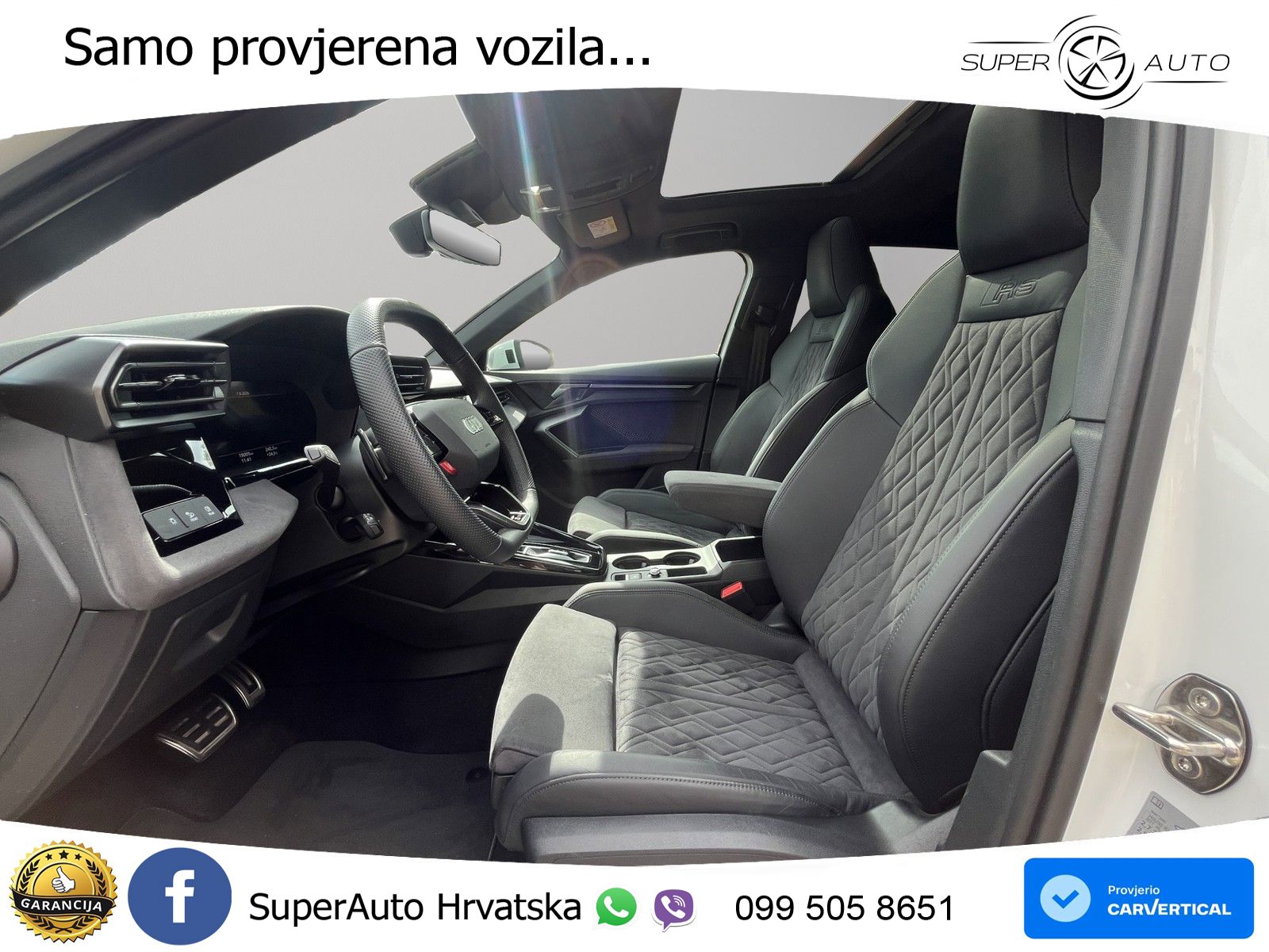Audi RS3 Sedan 2.5 TFSI (400 KS) quattro S tronic LED+GR SJED+ACC