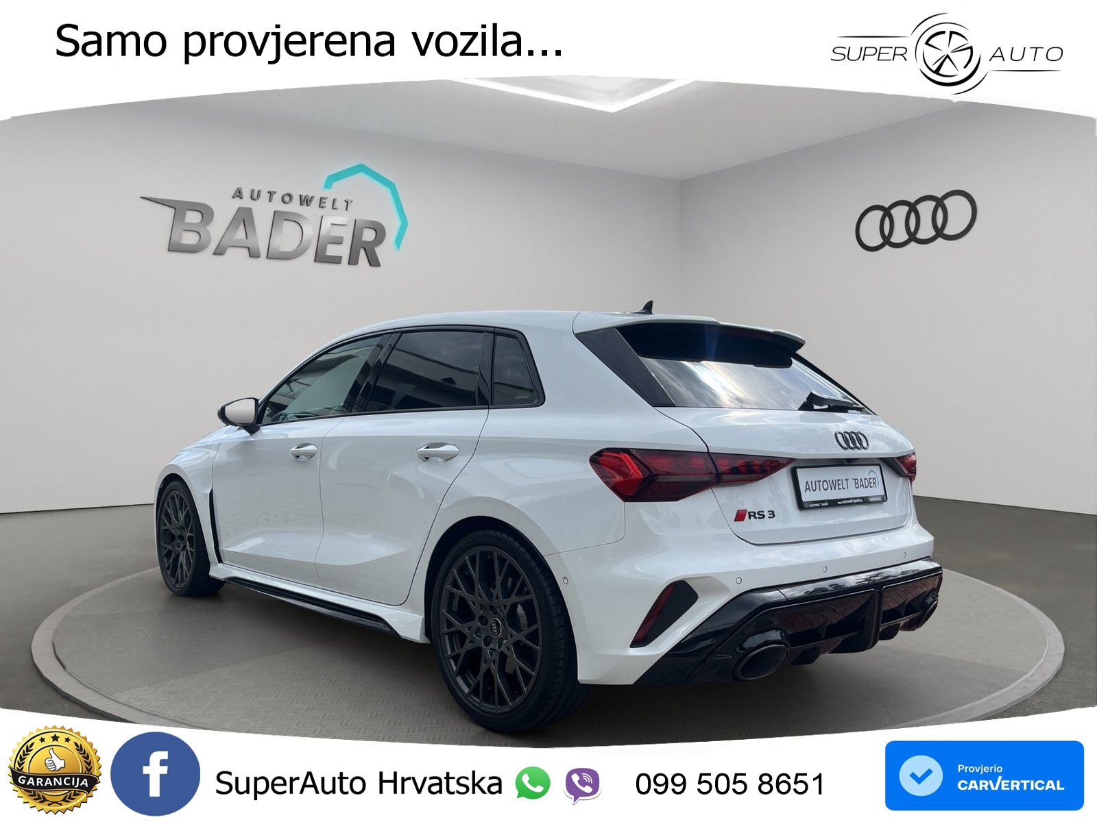 Audi RS3 Sedan 2.5 TFSI (400 KS) quattro S tronic LED+GR SJED+ACC