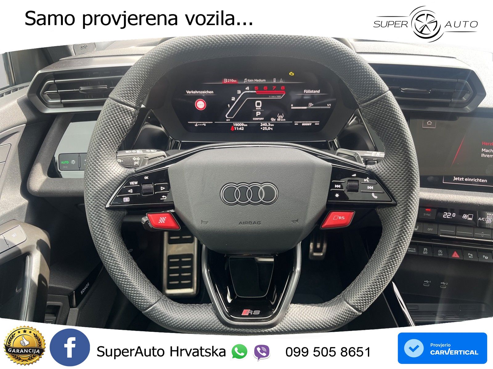 Audi RS3 Sedan 2.5 TFSI (400 KS) quattro S tronic LED+GR SJED+ACC