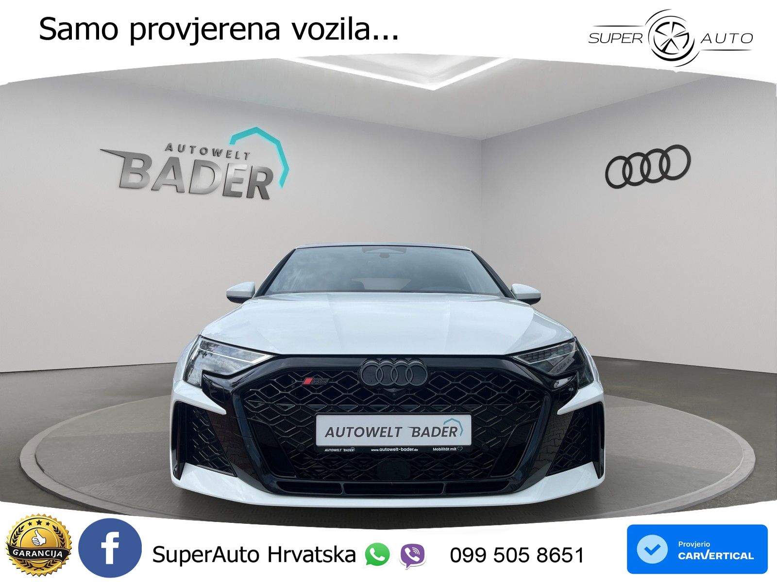 Audi RS3 Sedan 2.5 TFSI (400 KS) quattro S tronic LED+GR SJED+ACC