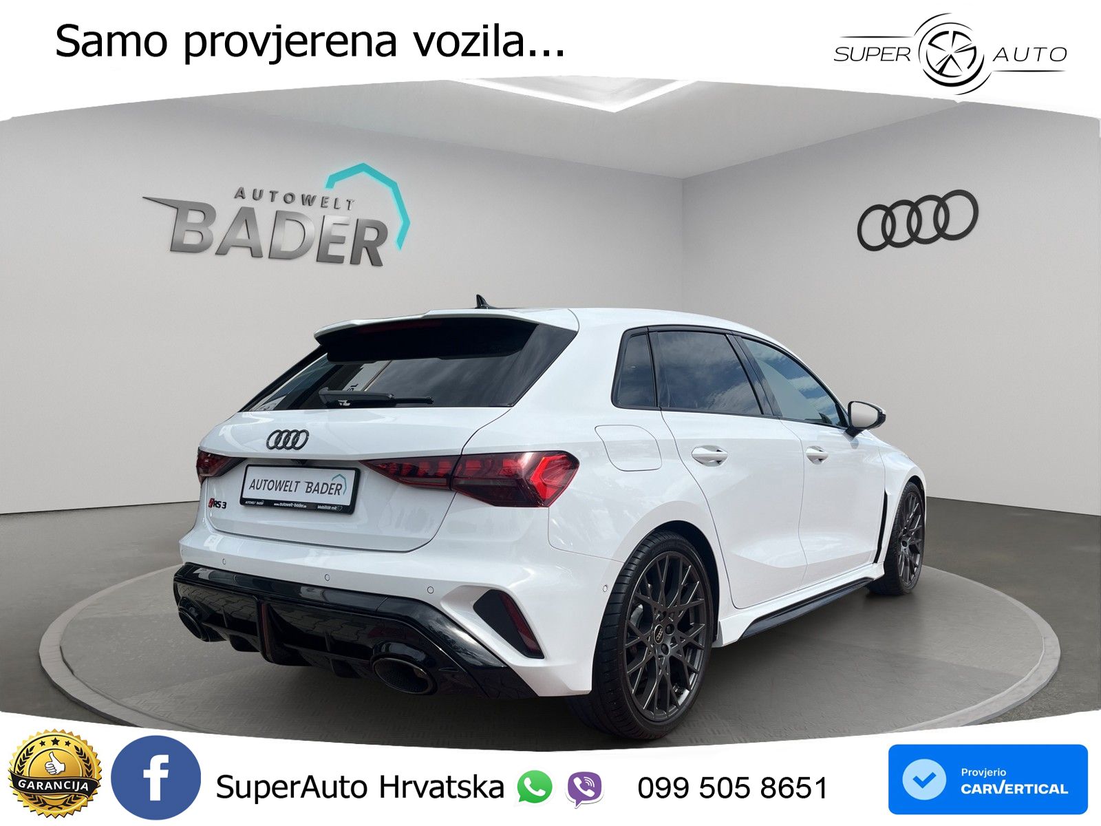 Audi RS3 Sedan 2.5 TFSI (400 KS) quattro S tronic LED+GR SJED+ACC