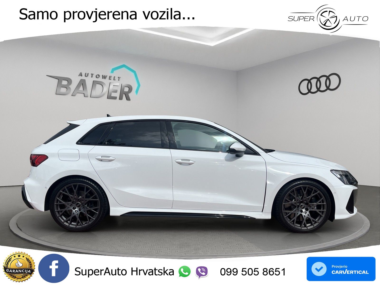Audi RS3 Sedan 2.5 TFSI (400 KS) quattro S tronic LED+GR SJED+ACC