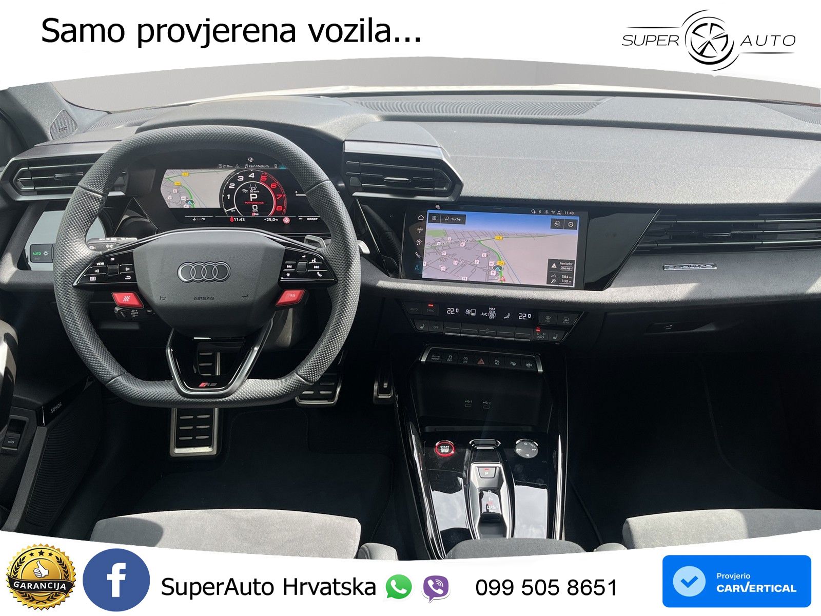 Audi RS3 Sedan 2.5 TFSI (400 KS) quattro S tronic LED+GR SJED+ACC