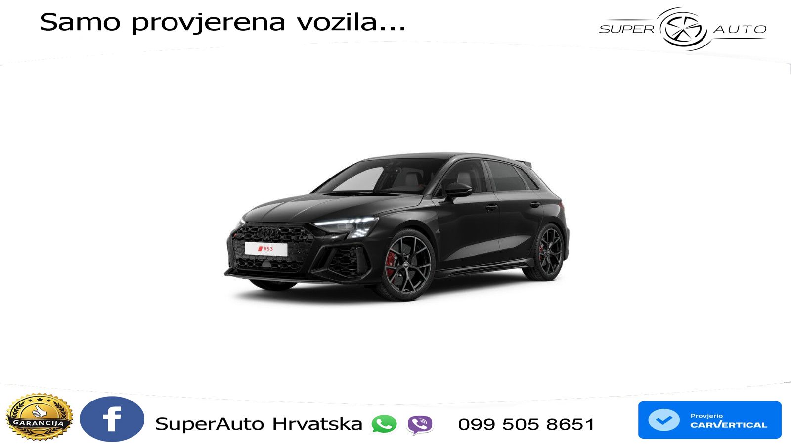 Audi RS3 Sedan 2.5 TFSI (400 KS) quattro S tronic