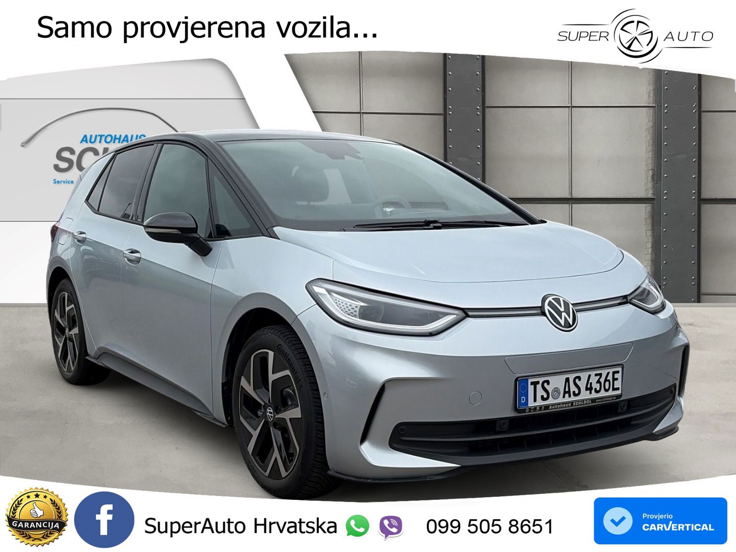 Volkswagen ID.3 Pro 62 kWh (204 KS)
