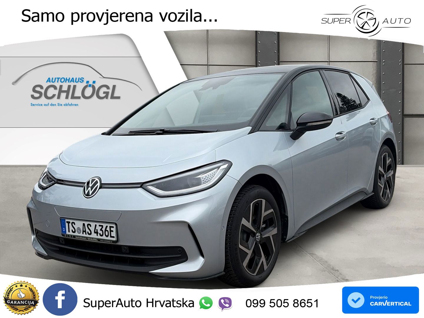 Volkswagen ID.3 Pro 62 kWh (204 KS)