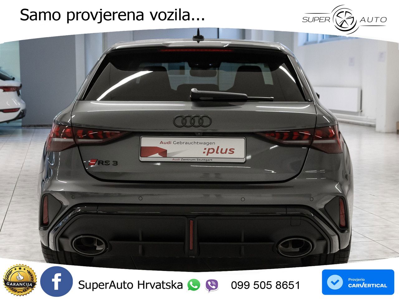 Audi RS3 Sportback 2.5 TFSI (400 KS) quattro S tronic LED+GR SJED+ACC