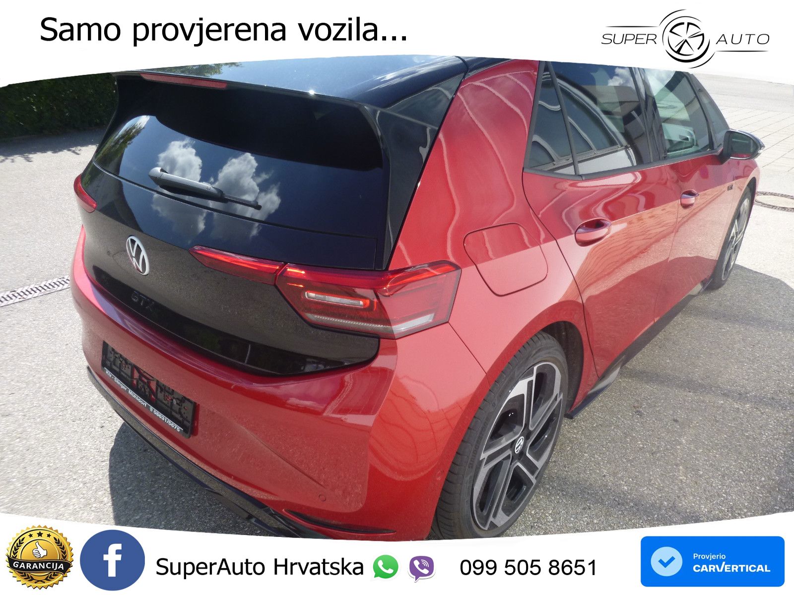 Volkswagen ID.3 GTX 84 kWh (286 KS) LED+GR SJED+ACC
