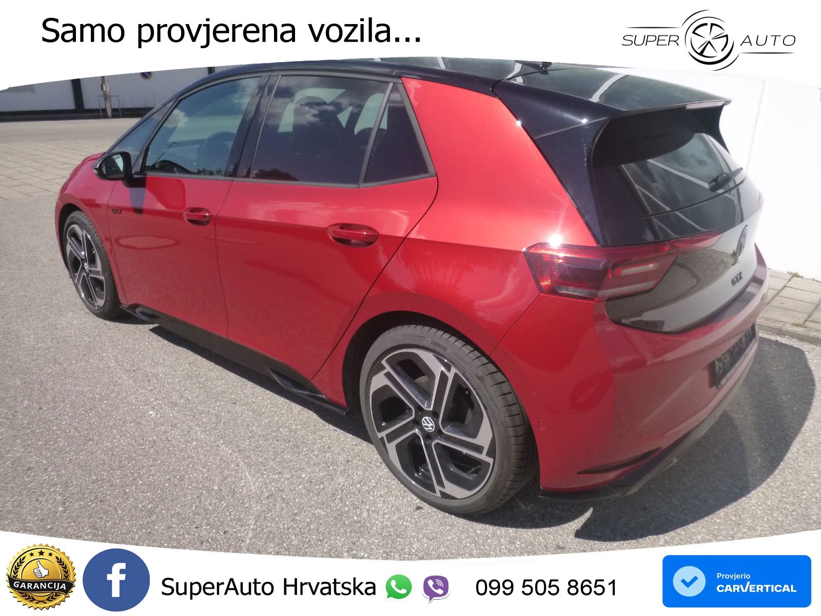 Volkswagen ID.3 GTX 84 kWh (286 KS) LED+GR SJED+ACC