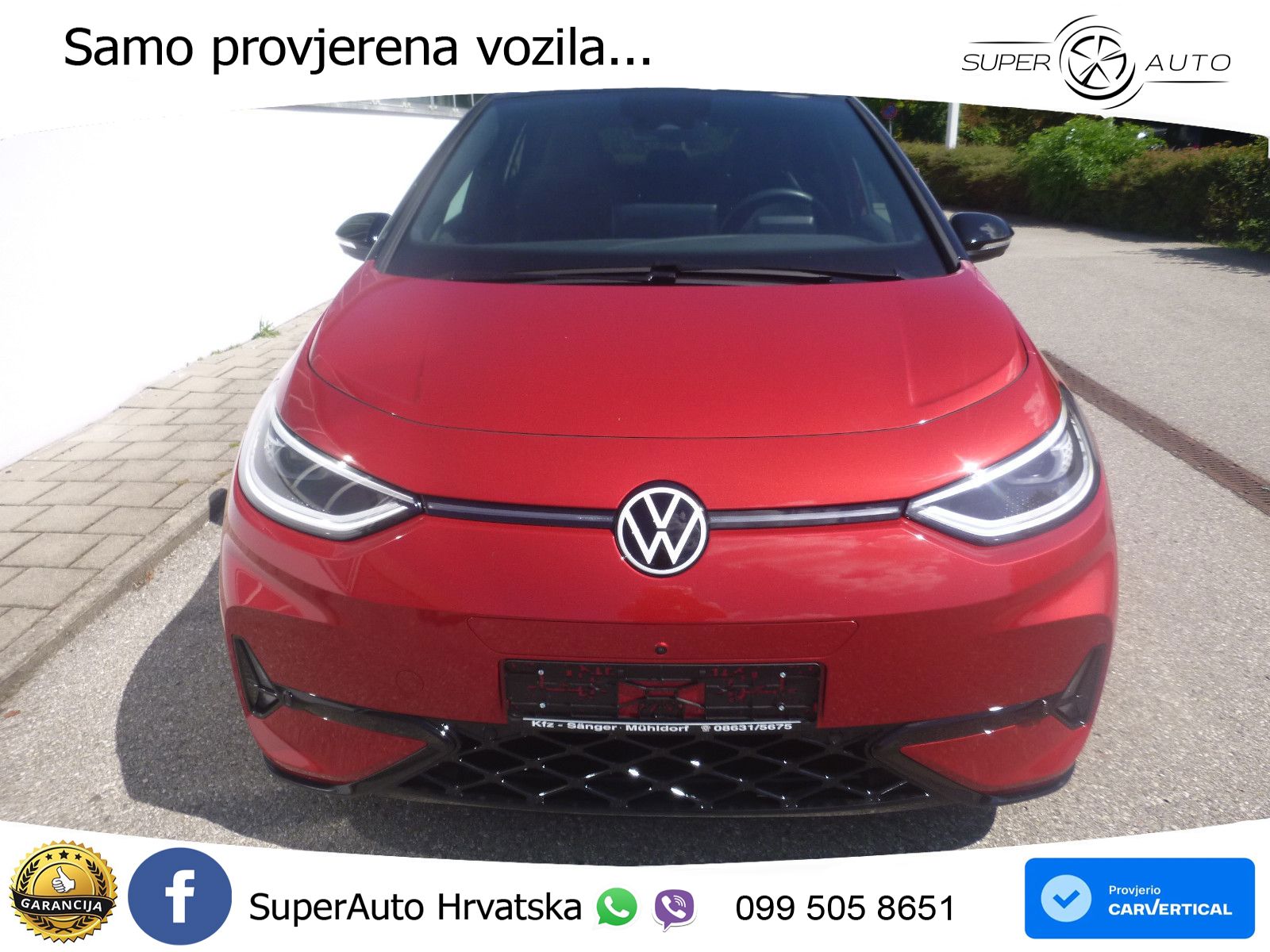 Volkswagen ID.3 GTX 84 kWh (286 KS) LED+GR SJED+ACC